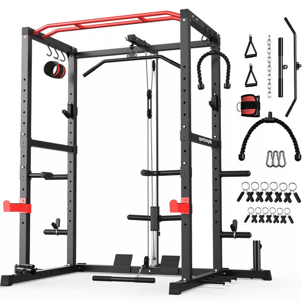 Power Cage with Cable Crossover System