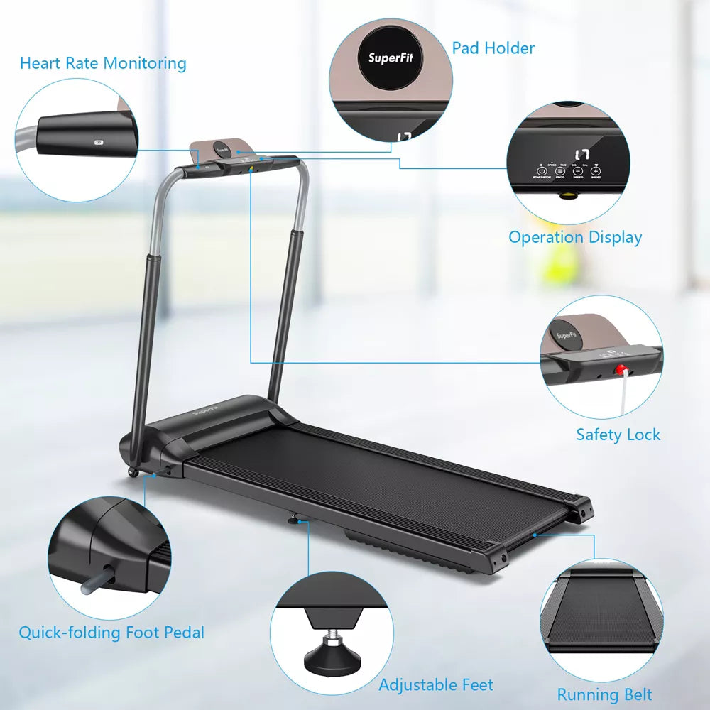 3HP Folding Treadmill - Touch Screen App Control