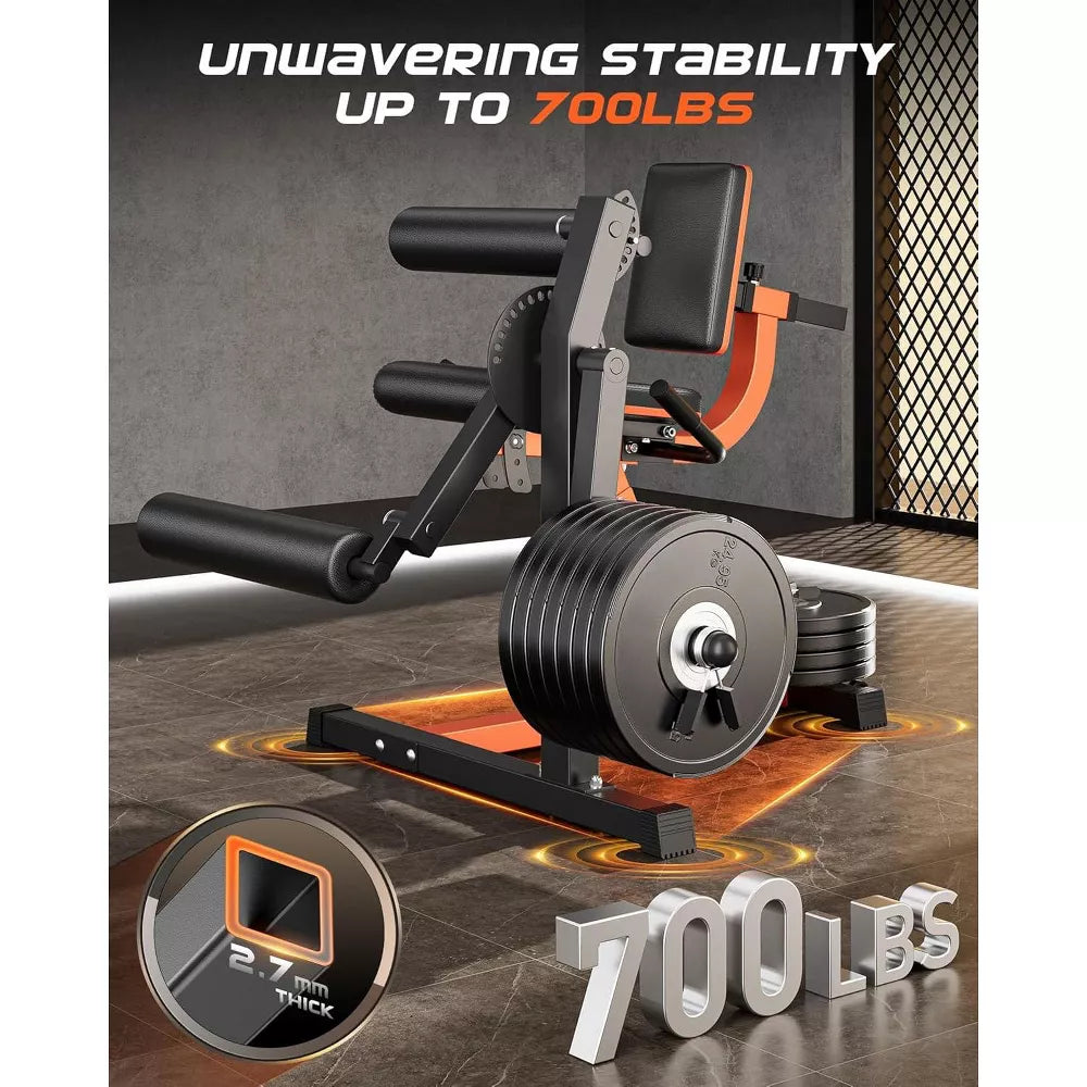 Adjustable Leg Extension & Curl Machine - Plate Loaded