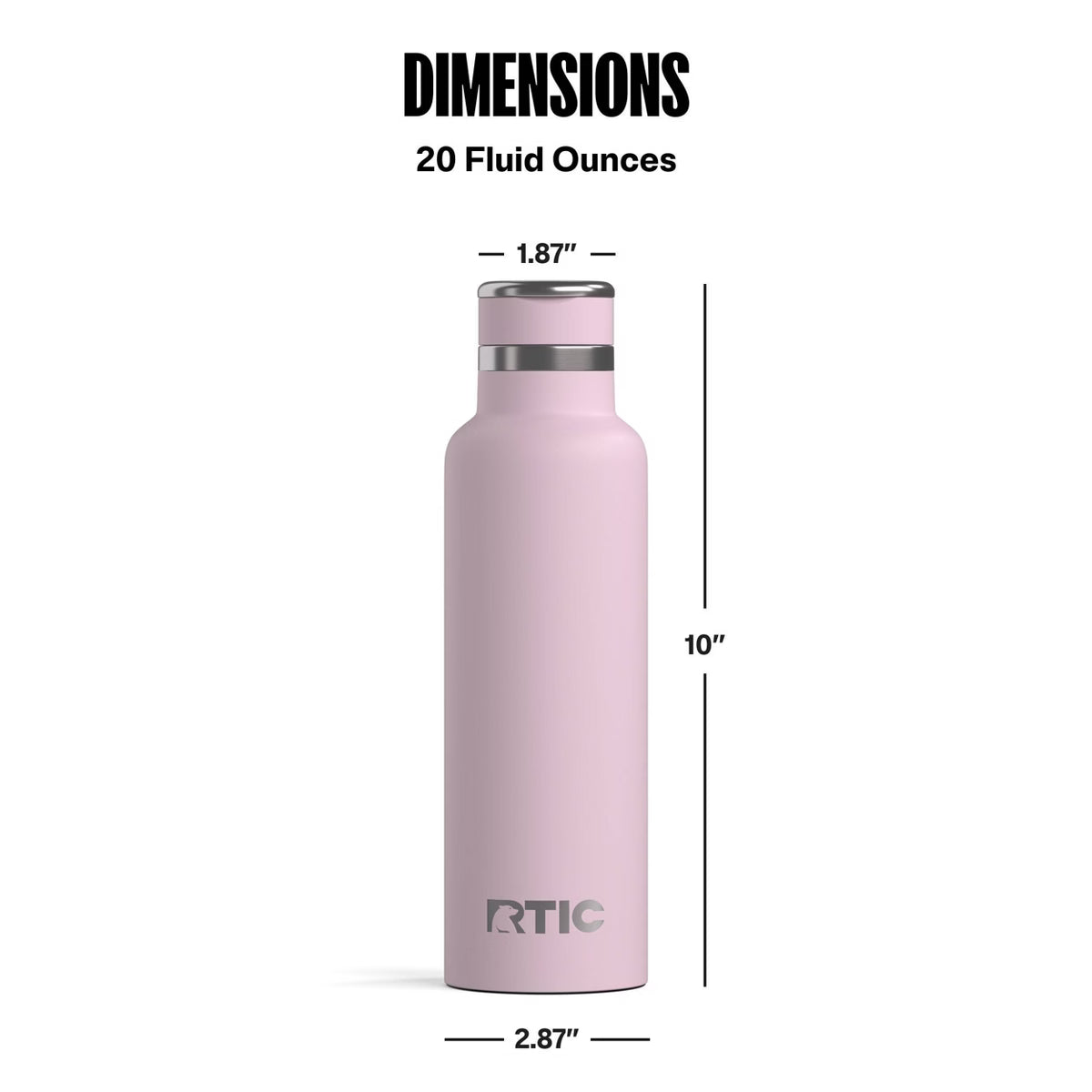 20oz Journey Stainless Steel Water Bottle - Straw Lid