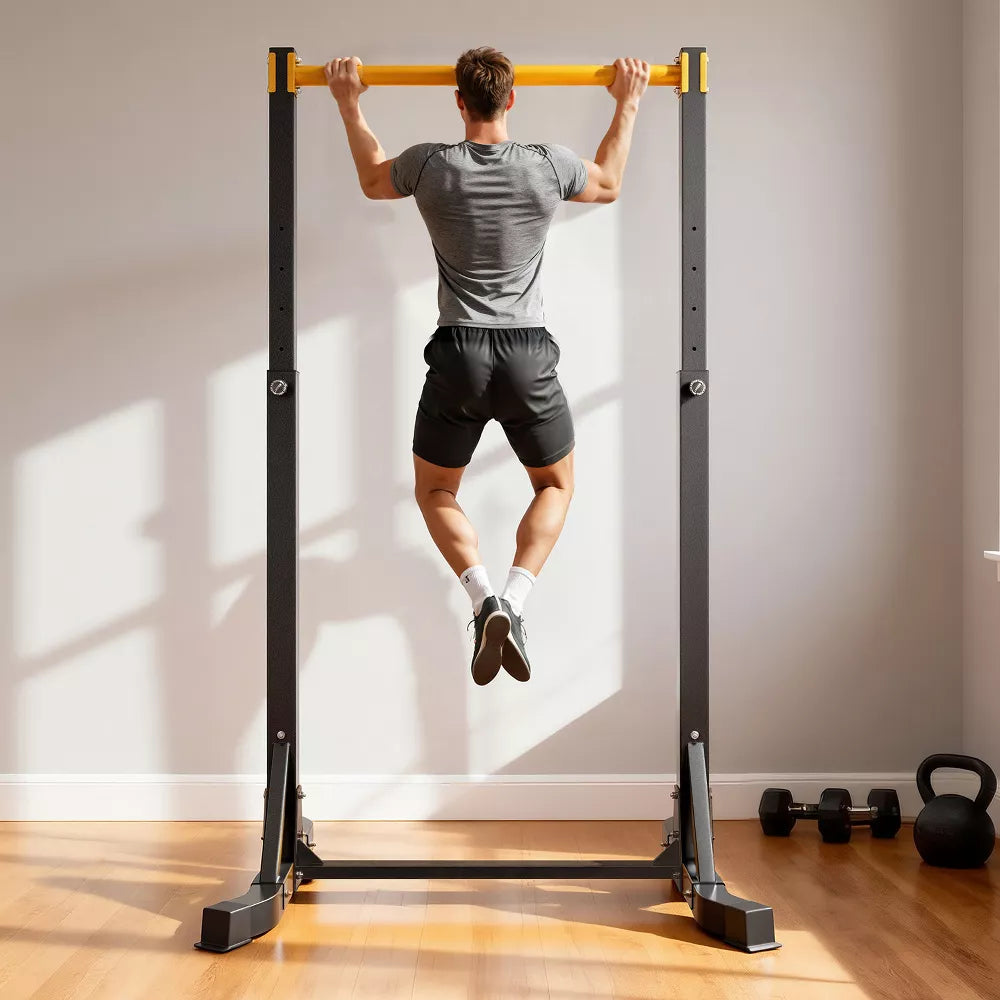 Free Standing Pull Up Bar 330lb - 8 Level Height