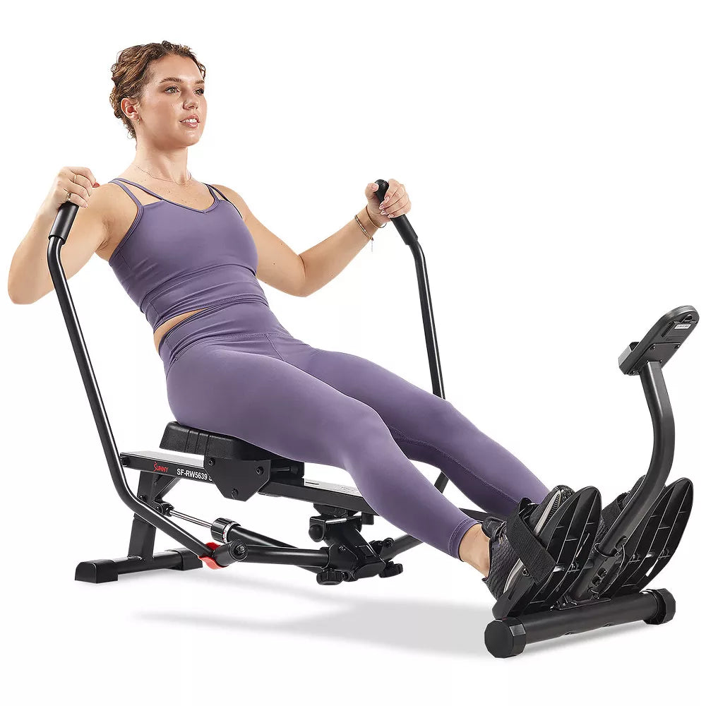 Smart Compact Rowing Machine 400LB - App Tracking