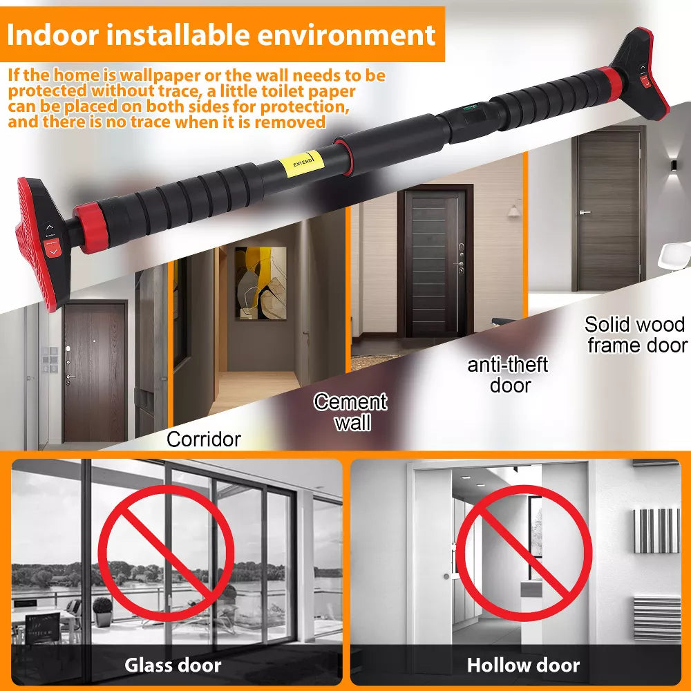 Adjustable Doorway Pull Up Bar 27-42in - No Screw