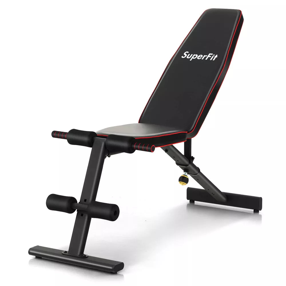 Adjustable Weight Bench - Incline Decline Home Gym