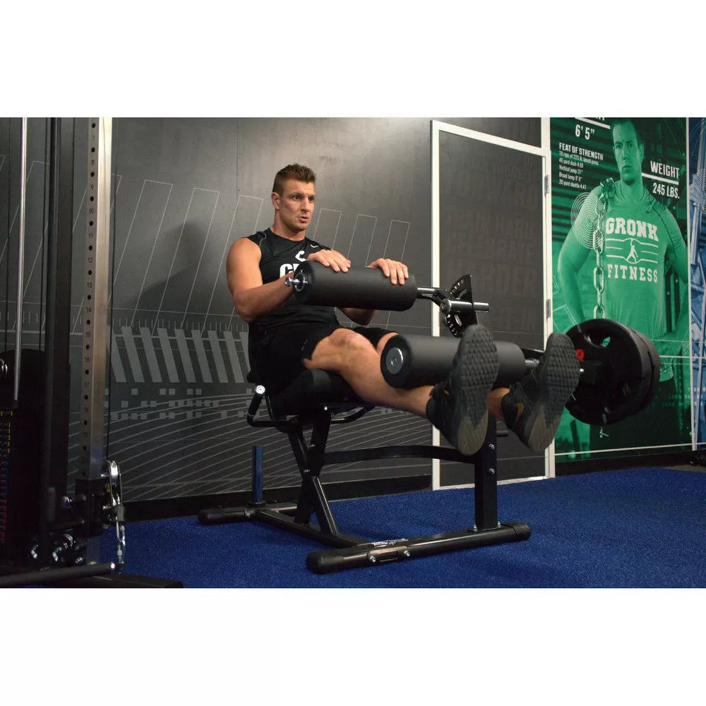 Plate Loaded Seated Leg Curl & Extension Machine