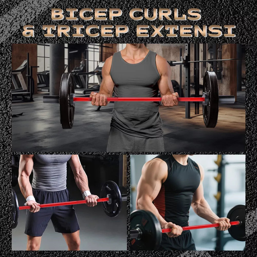 45LB Powerlifting Barbell - 700LB Capacity