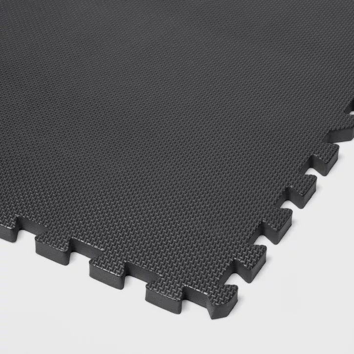 Interlocking EVA foam floor tiles 24x24 inch home gym flooring set of 4
