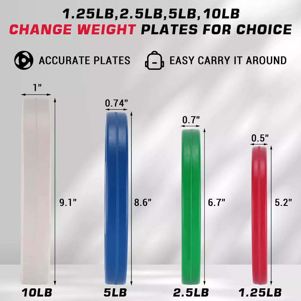 10LB Fractional Change Plates - Set of 4
