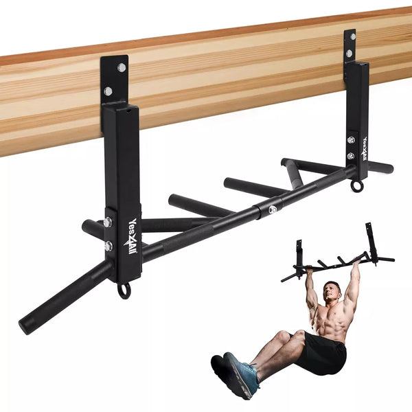 Wall Mounted Chin Up Bar 300lb - Joist Mount