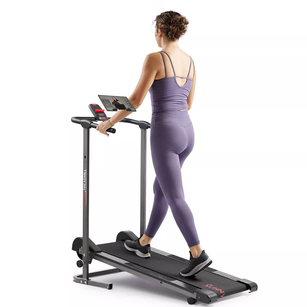Smart Manual Treadmill - Fixed Incline, No Power Needed