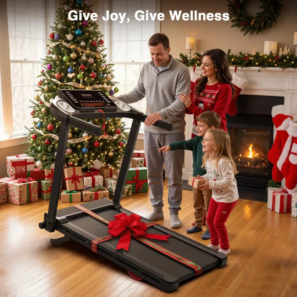 Foldable Treadmill - Auto Incline, 15%, 2.5HP
