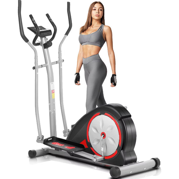 Ultra-Silent Elliptical 500LB - LCD Monitor, Black