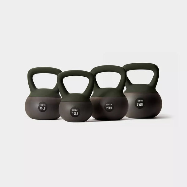Soft Kettlebell Set Mix - 10/15/20/25lb