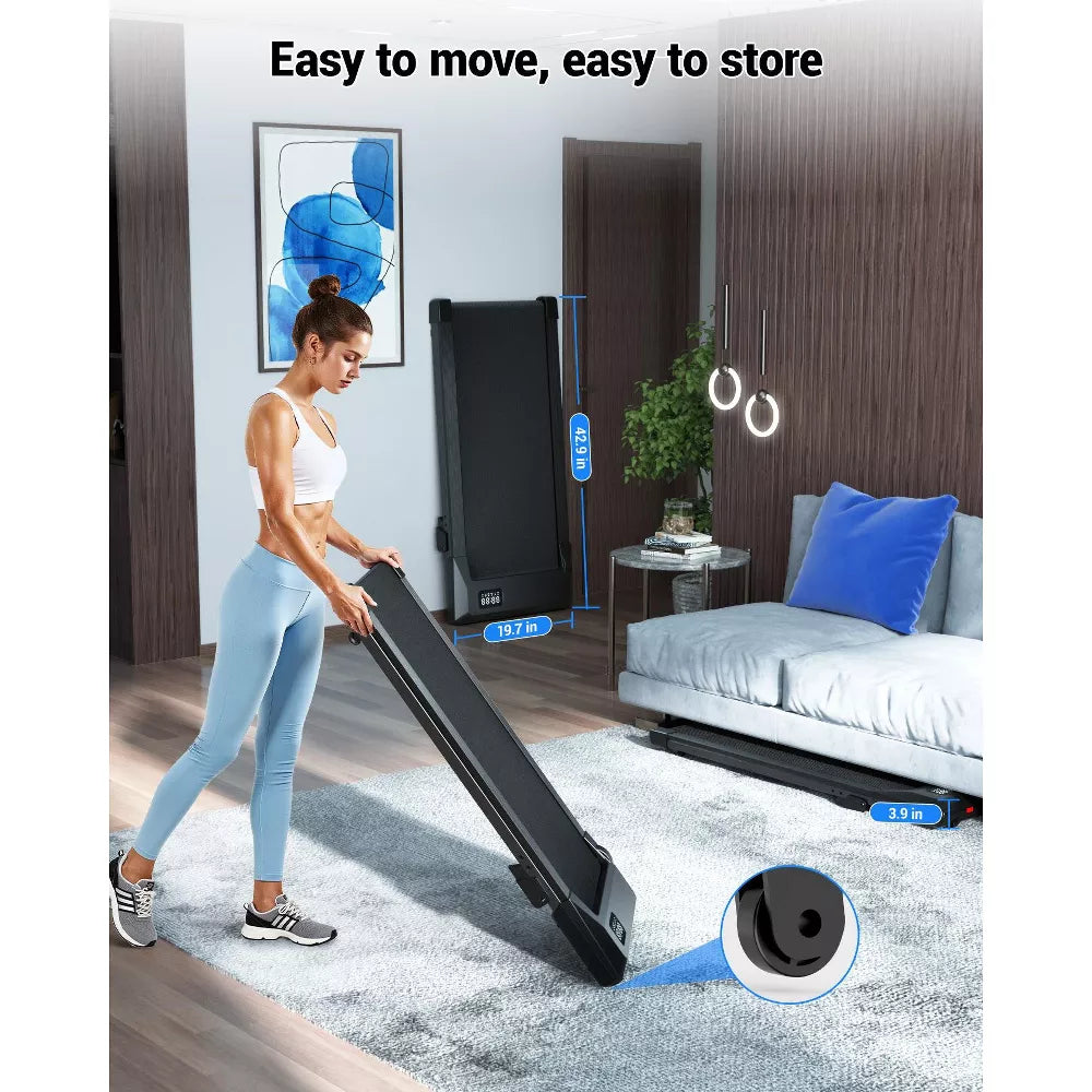 Q2 Urban Mini Under-Desk Walking Pad - 7% Incline