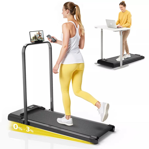 2-in-1 Walking Pad with Incline - Home Office