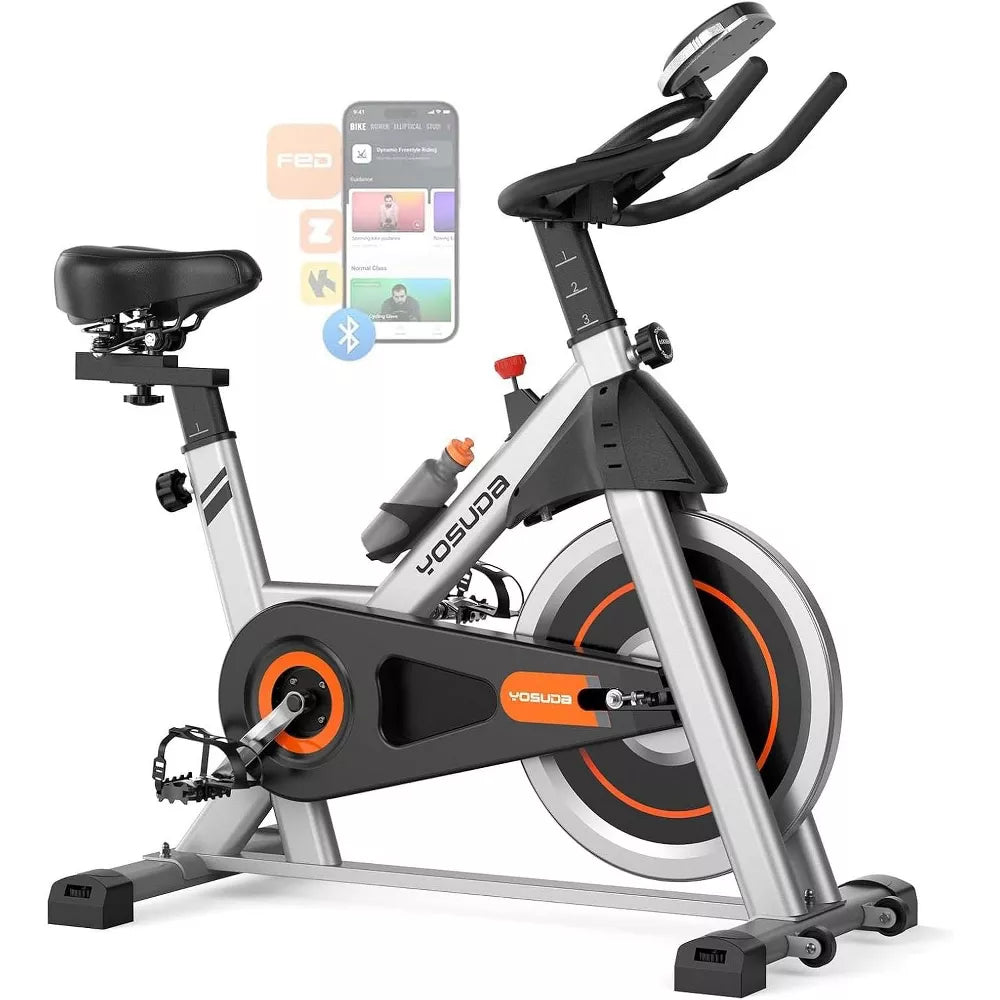 Stationary Exercise Bike 300LB - LCD Monitor