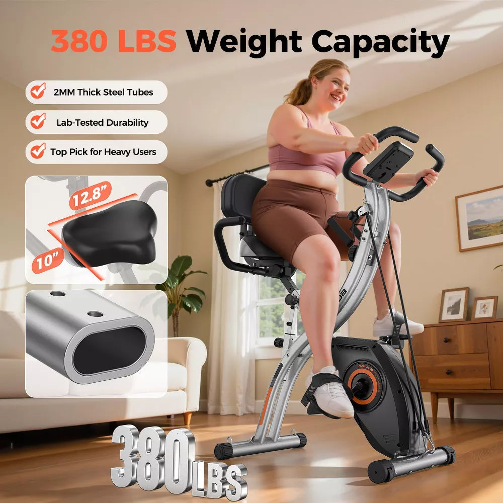 Folding 5-in-1 Exercise Bike - Home Gym