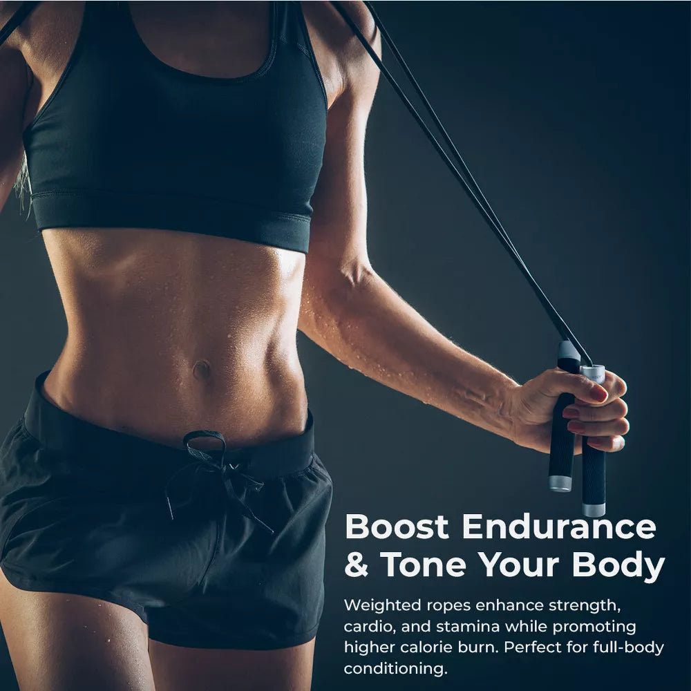 Lightweight Adjustable Weighted Jump Rope