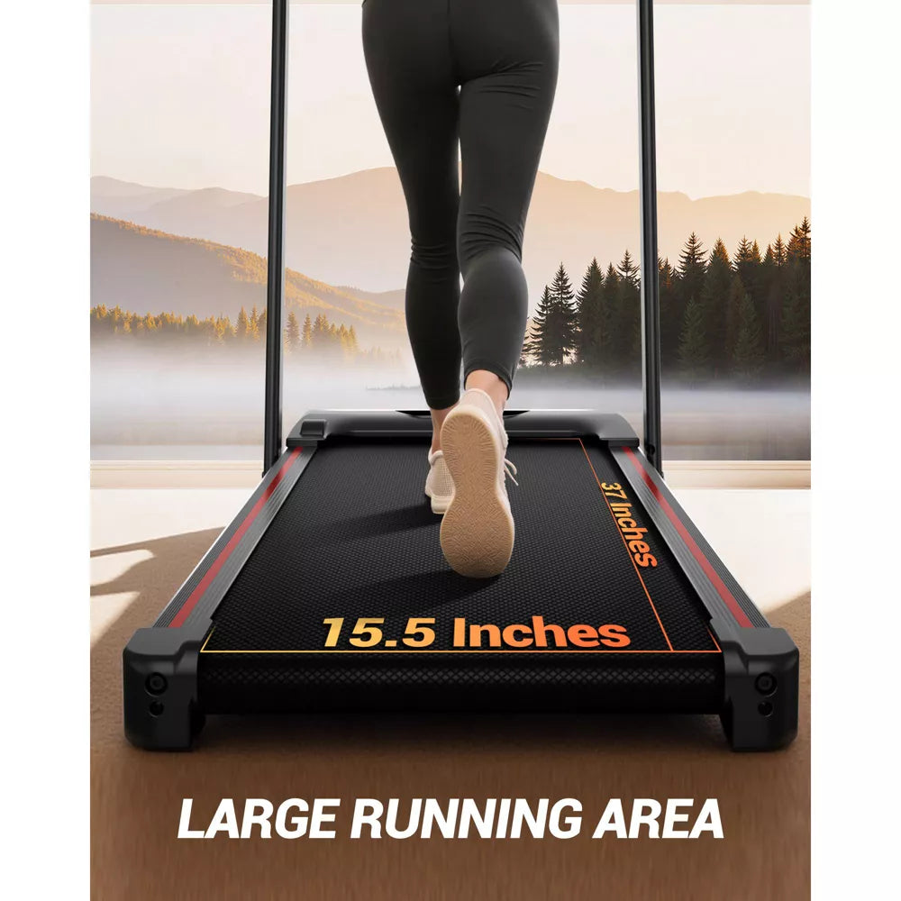 3-in-1 Walking Pad - 15% Incline, Portable