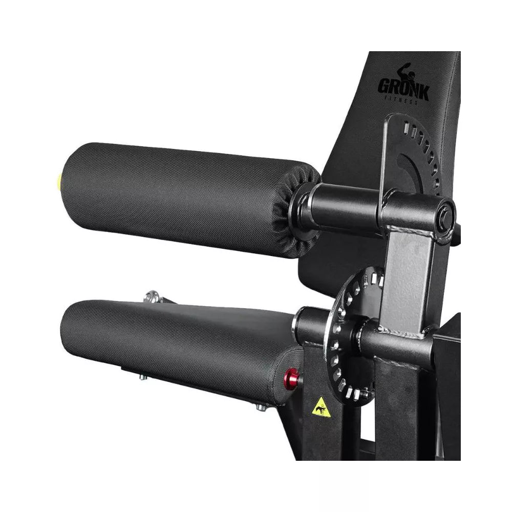 Plate Loaded Seated Leg Curl & Extension Machine