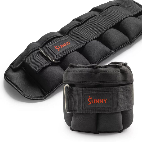 Adjustable Ankle & Wrist Weights - 1-5lb, 10lb Pair