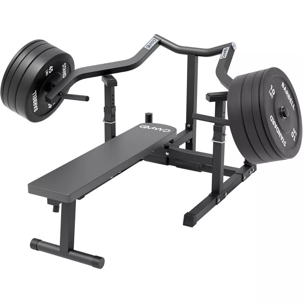 with 230lbs weights