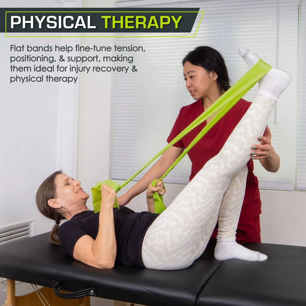 Latex-Free Flat Resistance Bands - 3 Pack