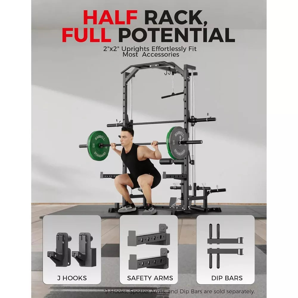 Smith Machine Power Cage - Space-Saving 1:1