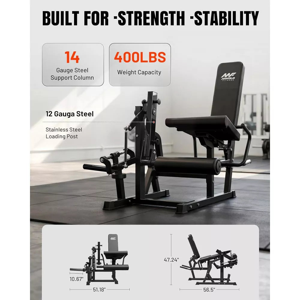 LE09 2.0 Adjustable Leg Curl & Extension Machine