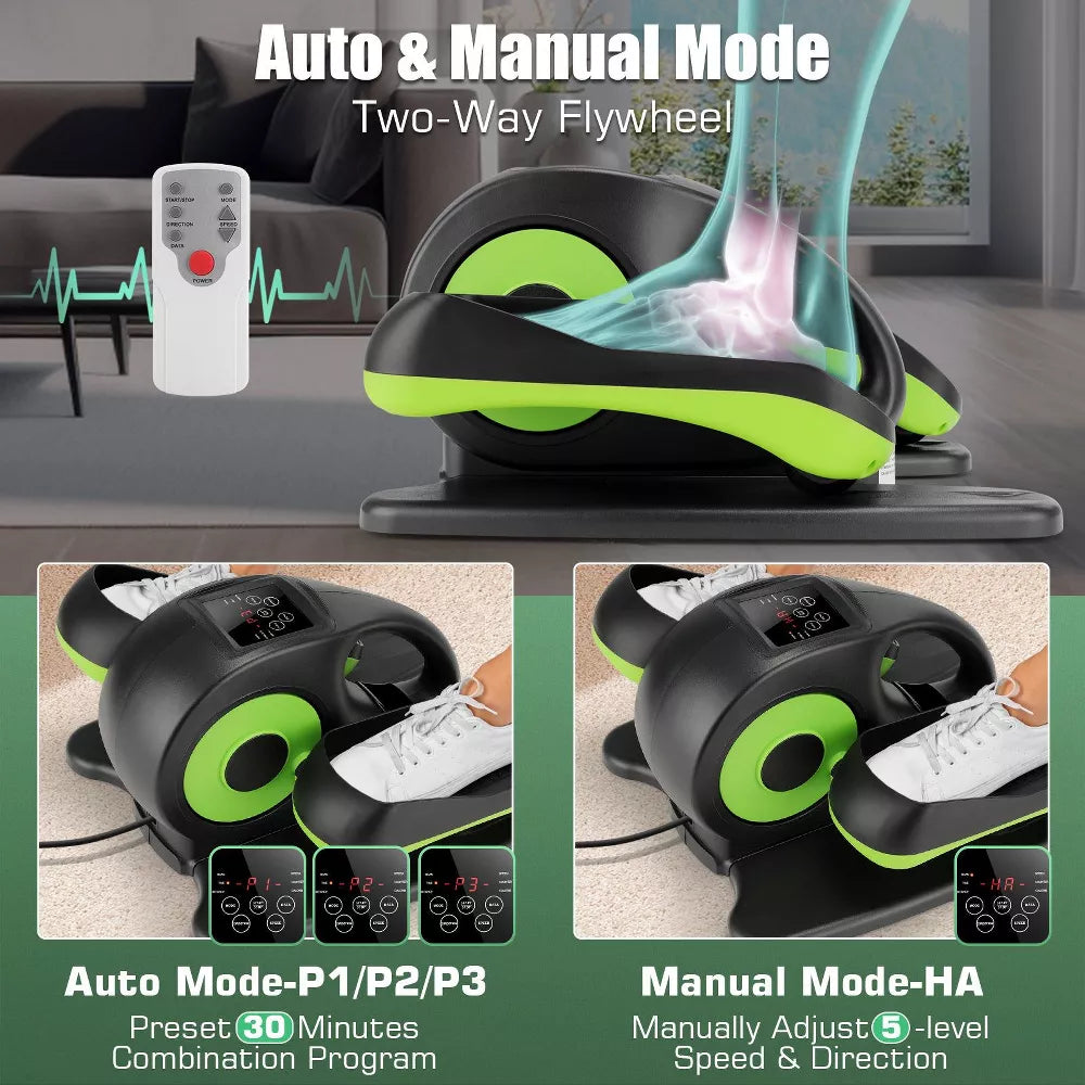 Electric Under Desk Elliptical - Seated Pedal Exerciser