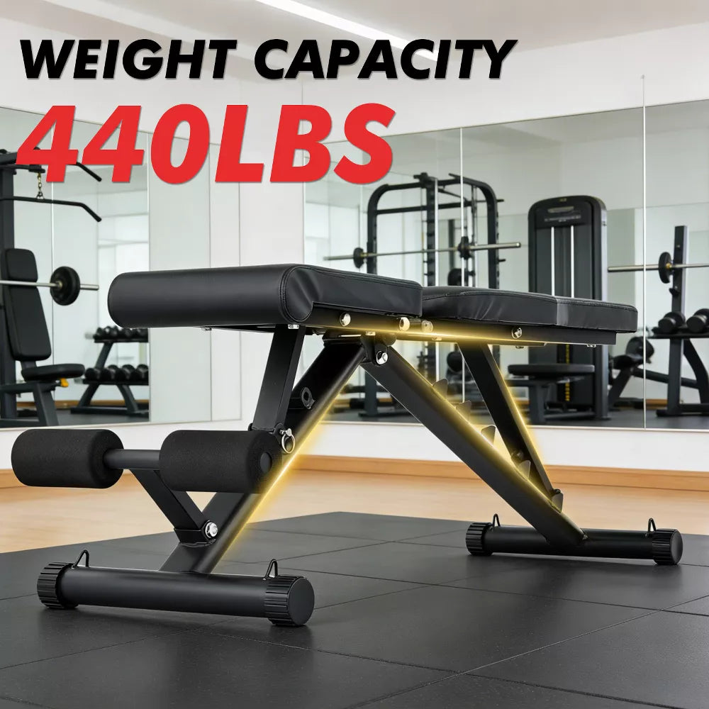 Adjustable Foldable Weight Bench - Heavy Duty
