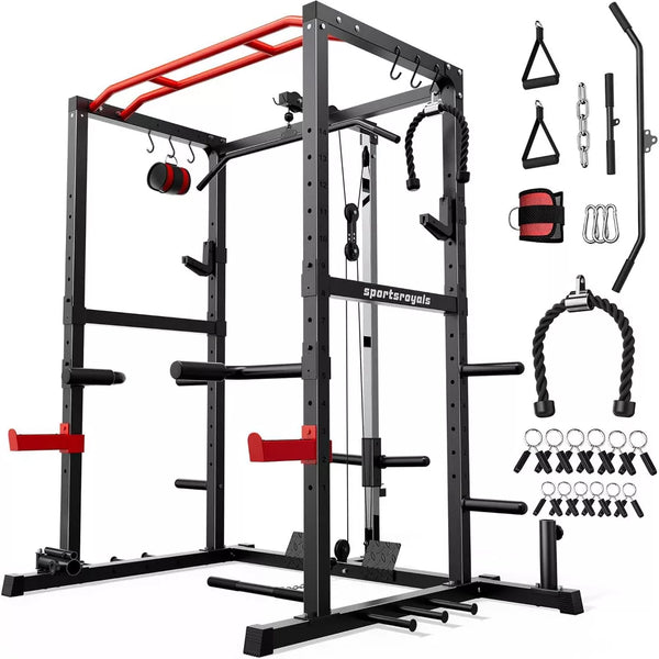 Multi-Functional Power Rack - Pulley System