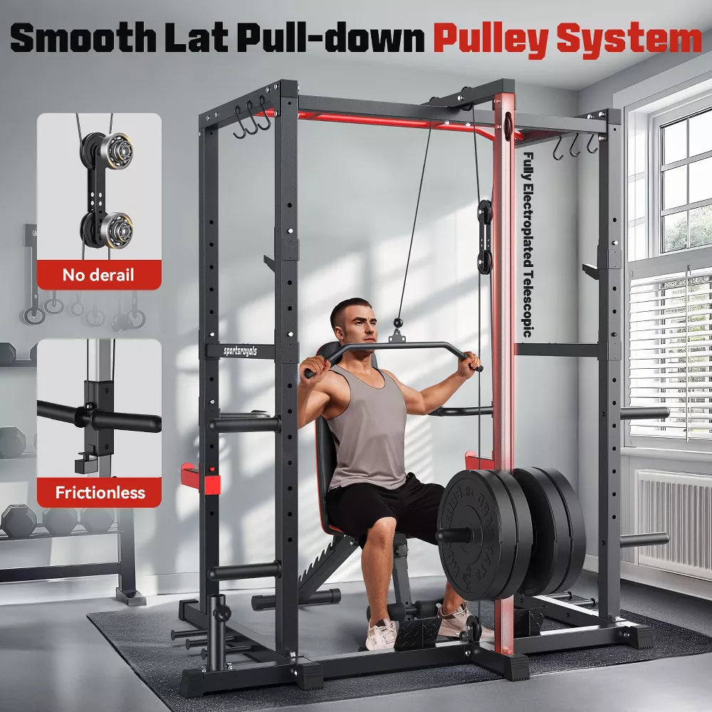 Power Cage with Cable Crossover System