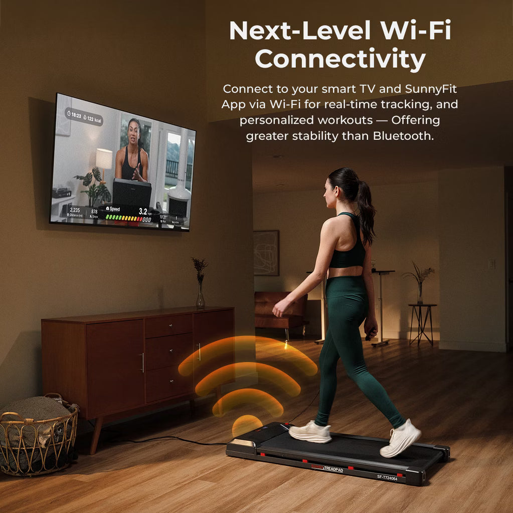 Smart Under-Desk Walking Treadpad - WiFi & Bluetooth