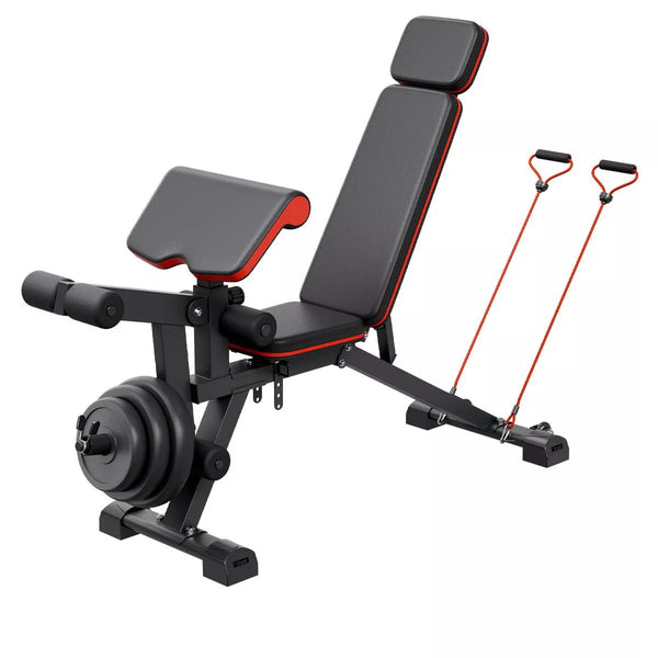 Adjustable Weight Bench 800lbs - Black & Red
