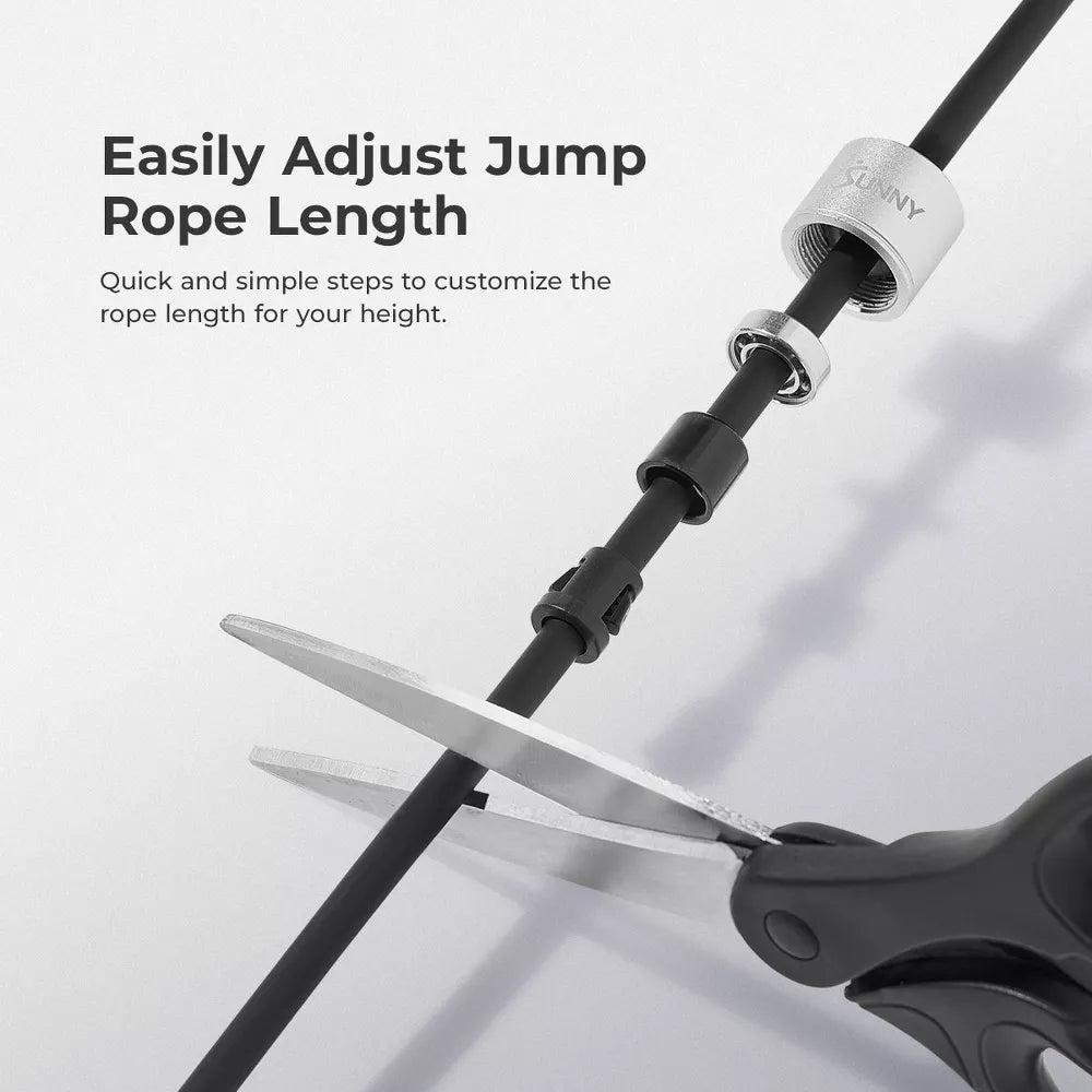 Lightweight Adjustable Weighted Jump Rope