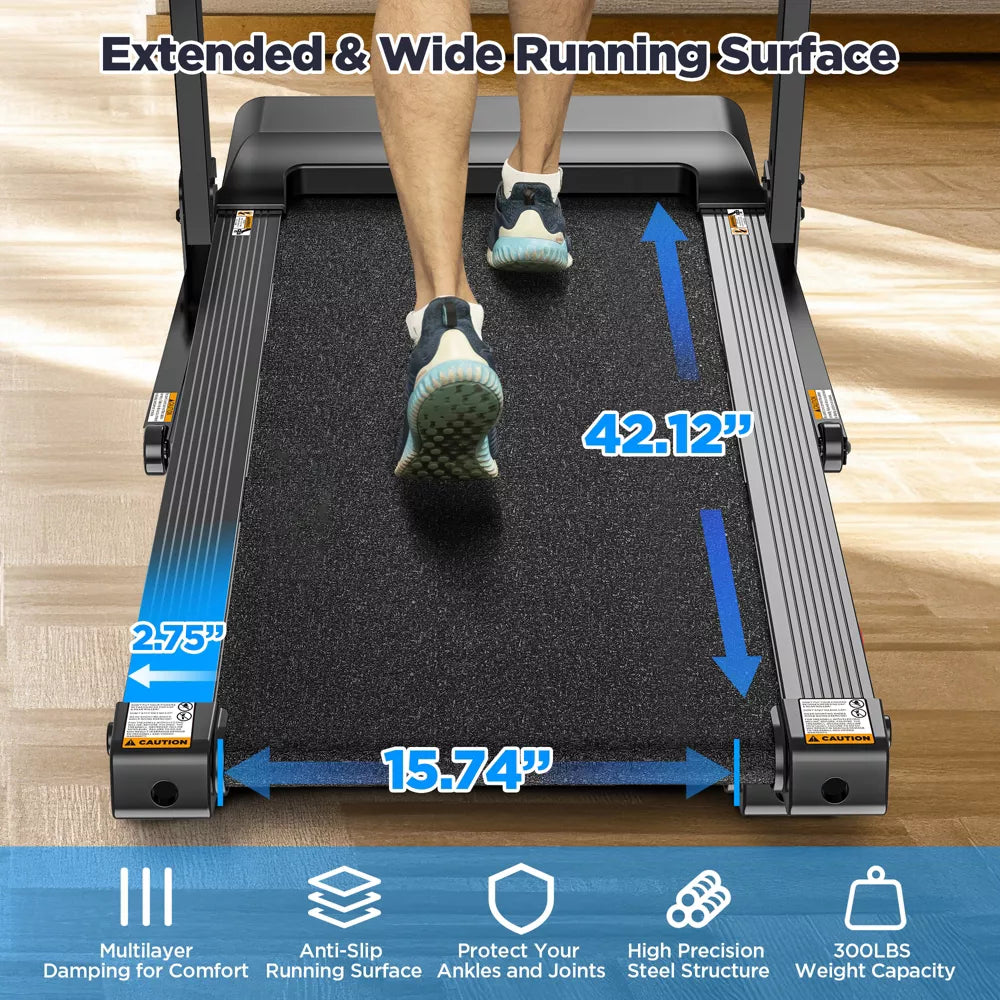 3.5HP Treadmill 350LB - 90% Pre-Assembled