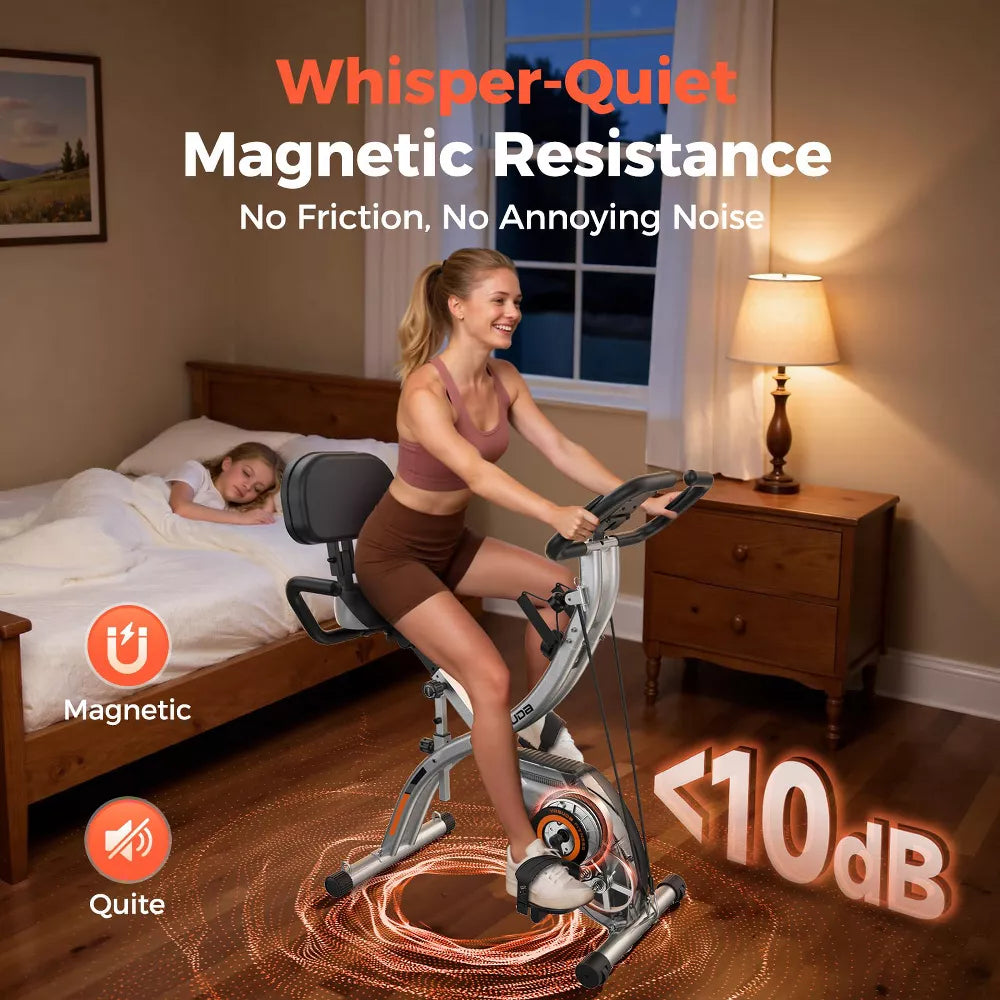 Folding 5-in-1 Exercise Bike - Home Gym