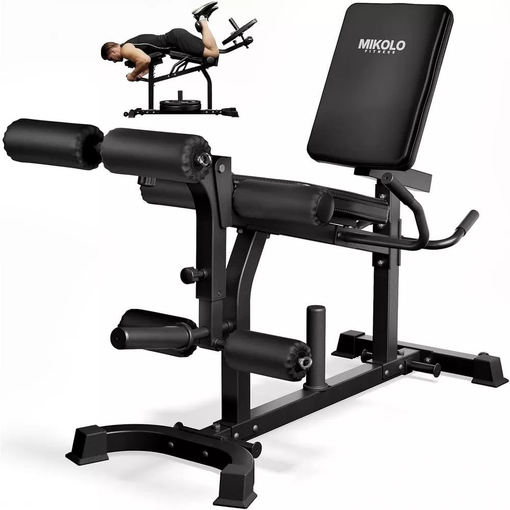Adjustable Leg Extension and Curl Machine