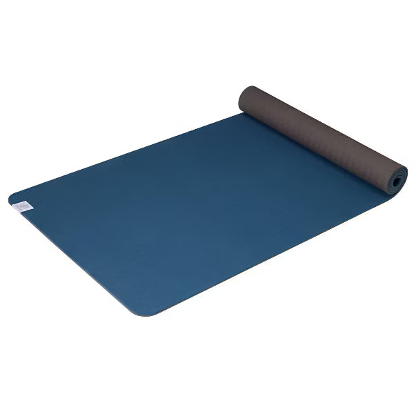 Gaiam Studio Flow green yoga mat with dual non-slip reversible TPE surface
