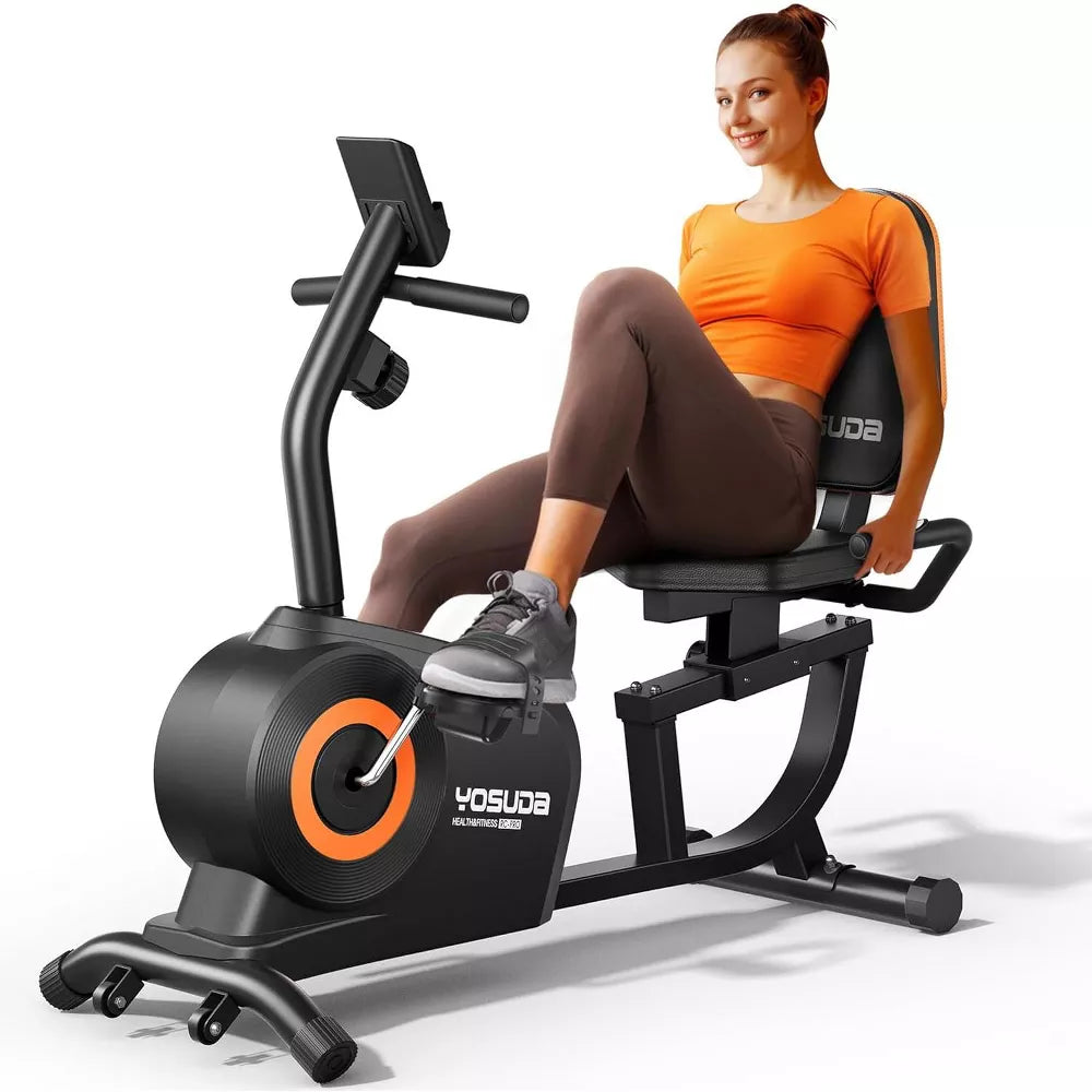 Recumbent Exercise Bike - Adjustable Seat