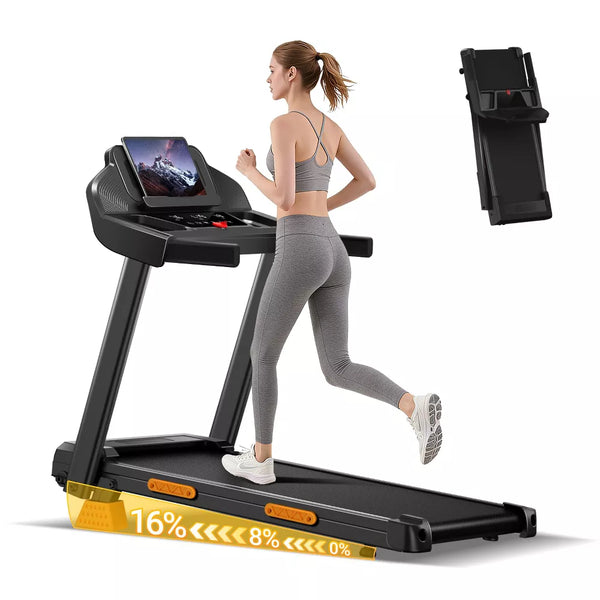 3.0HP Treadmill - 14% Incline, 360LB Capacity