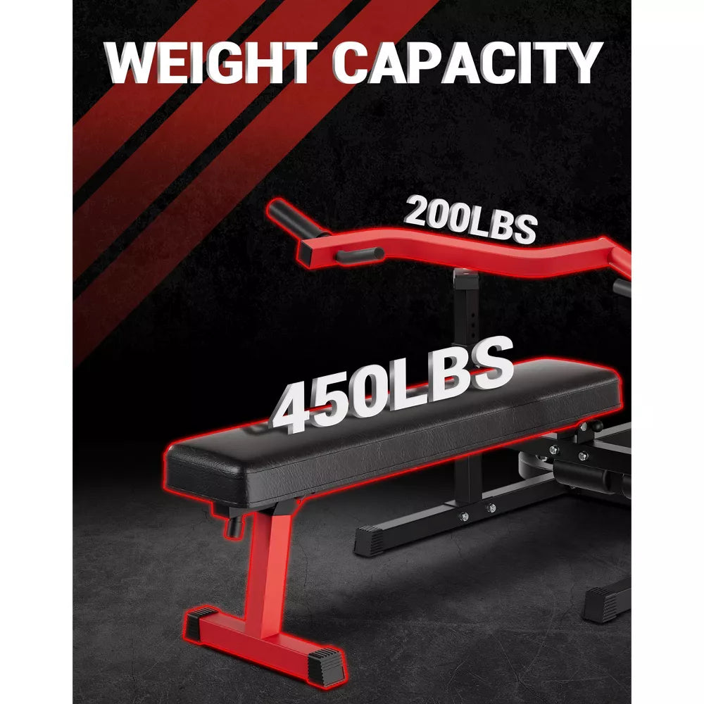 Chest Press Machine - Flat/Incline/Decline Bench