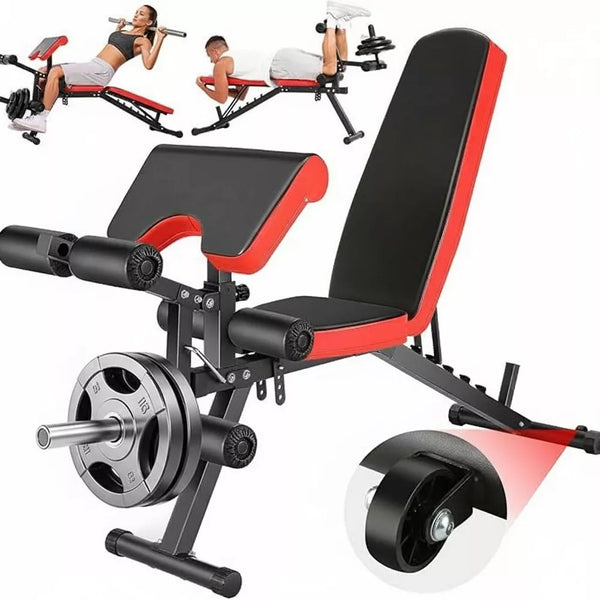 FID Weight Bench 800LBS - Leg Extension & Curl