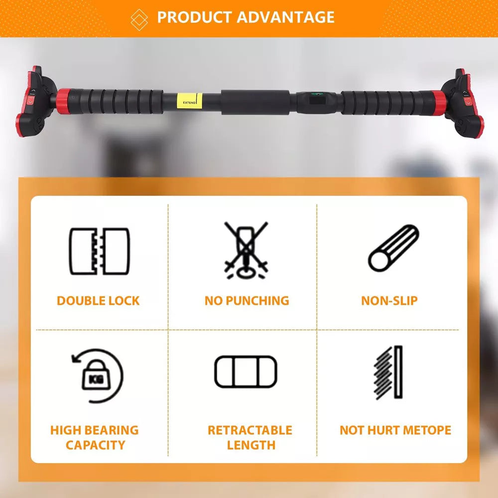 No-Screw Doorway Pull Up Bar 440lb