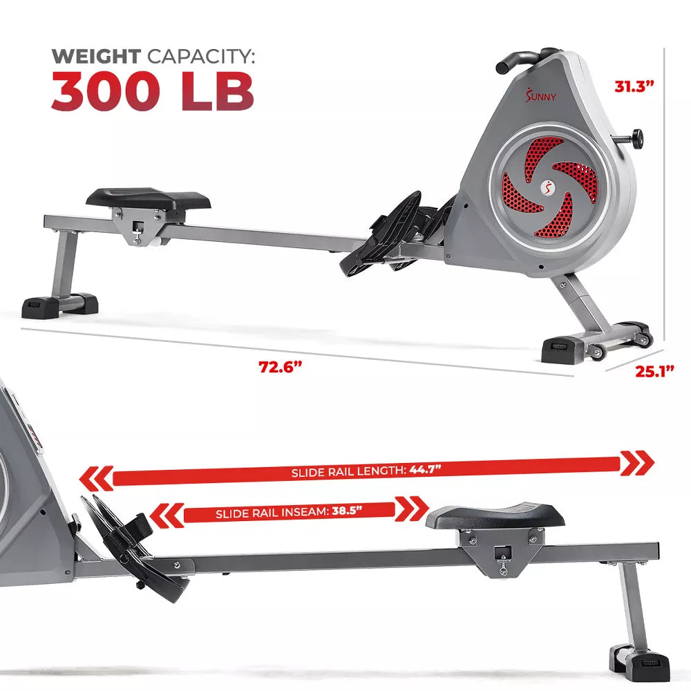 Smart Air Resistance Rowing Machine - Bluetooth App