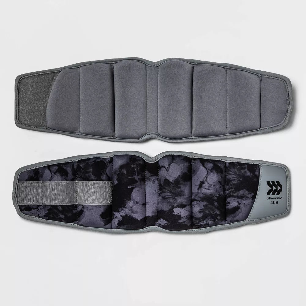 Ankle Weights 4lbs - Anti-Microbial Neoprene