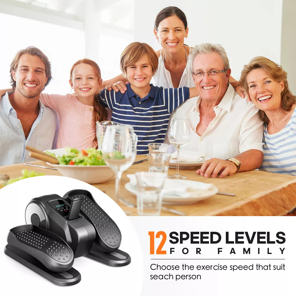 Under Desk Elliptical - 12 Speed, Bidirectional Pedaling