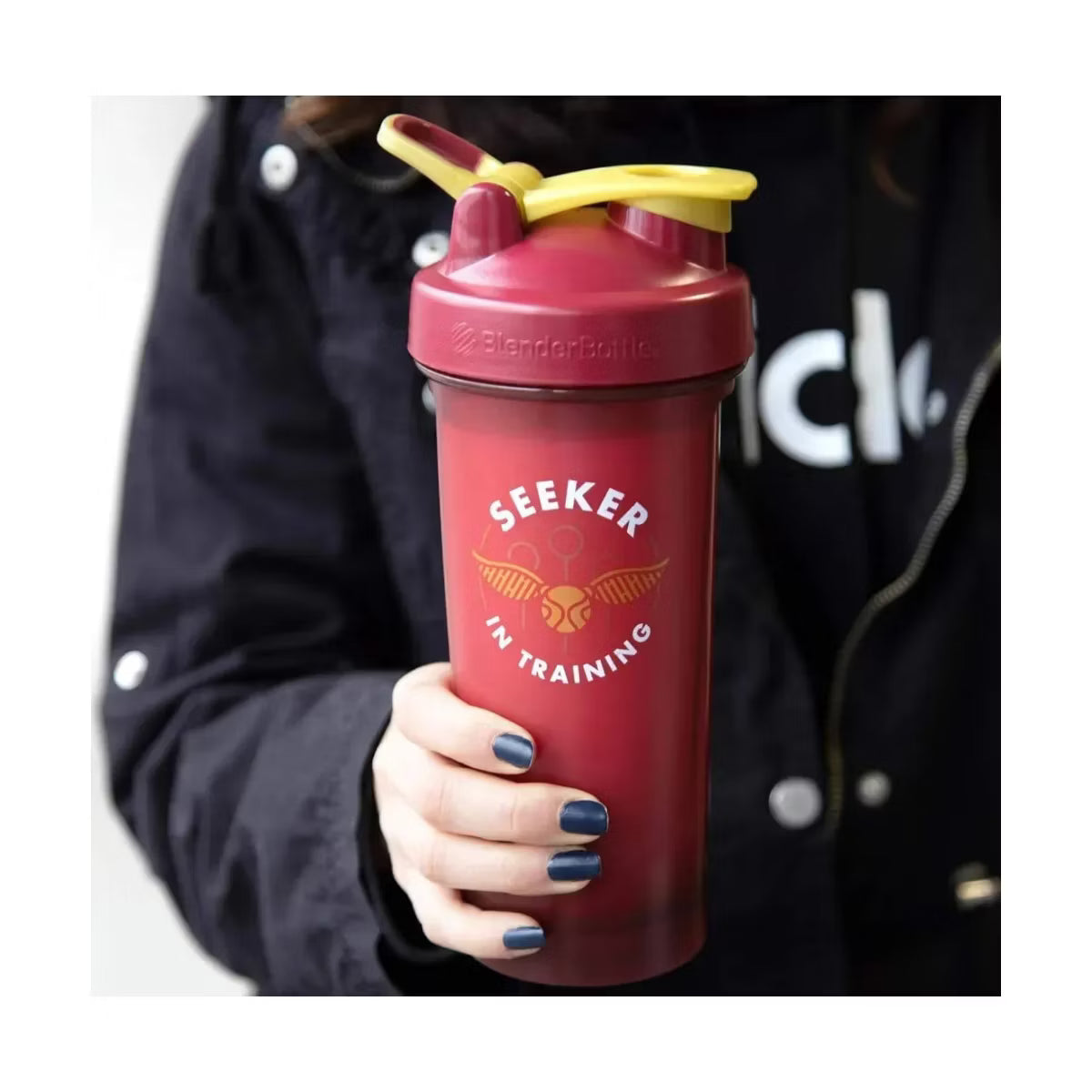 28oz Harry Potter Seeker In Training plastic shaker bottle with stainless steel whisk ball