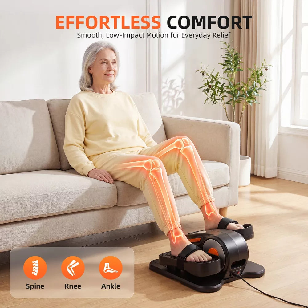 Under Desk Elliptical - Quiet Pedal Exerciser, LCD